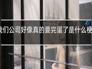 我们公司好像真的要完蛋了是什么梗什么梗