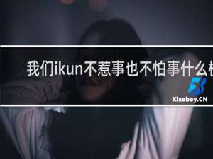 我们ikun不惹事也不怕事什么梗