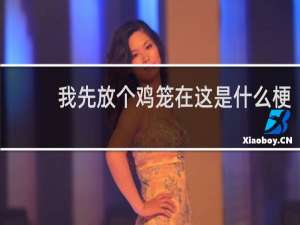 我先放个鸡笼在这是什么梗，这个表情包表达什么意思什么梗