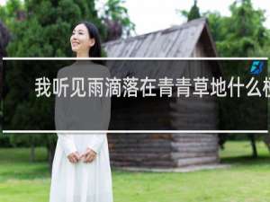 我听见雨滴落在青青草地什么梗