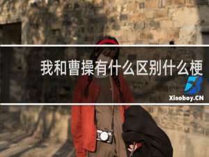 我和曹操有什么区别什么梗