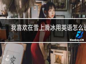我喜欢在雪上滑冰用英语怎么说