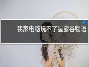 我家电脑玩不了星露谷物语