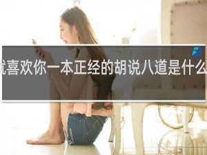 我就喜欢你一本正经的胡说八道是什么梗什么梗