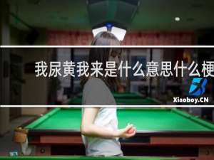 我尿黄我来是什么意思什么梗