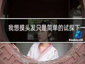 我想摸头发只是简单的试探下一句
