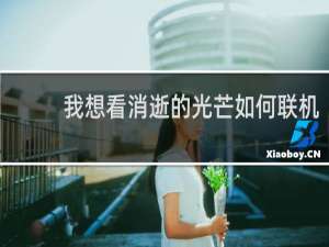 我想看消逝的光芒如何联机