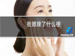 我摊牌了什么梗