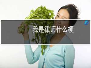 我是律师什么梗