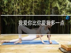 我爱你比你爱我多一点英文怎么说（我爱你比你爱我多）