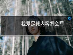 我爱足球内容怎么写
