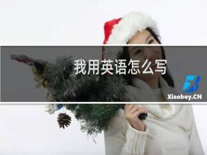 我用英语怎么写