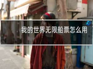 我的世界无限船票怎么用