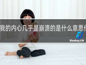 我的内心几乎是崩溃的是什么意思什么梗