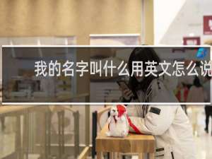 我的名字叫什么用英文怎么说
