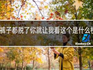 我裤子都脱了你就让我看这个是什么梗什么梗
