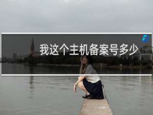 我这个主机备案号多少-其他问题