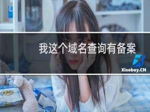 我这个域名查询有备案，怎么不见了呢