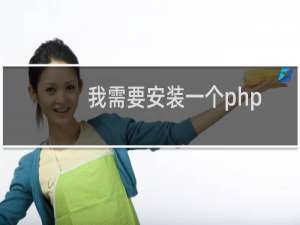 我需要安装一个php MySQL的程序