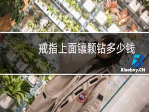 戒指上面镶颗钻多少钱