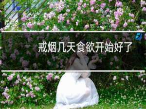 戒烟几天食欲开始好了