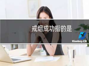 戒烟成功指的是