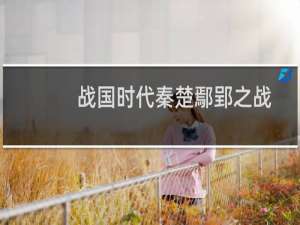 战国时代秦楚鄢郢之战