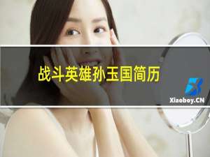 战斗英雄孙玉国简历