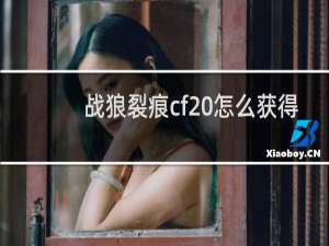 战狼裂痕cf 怎么获得