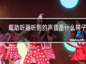 戴助听器听到的声音是什么样子的