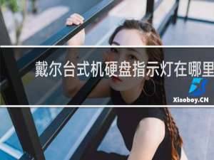 戴尔台式机硬盘指示灯在哪里