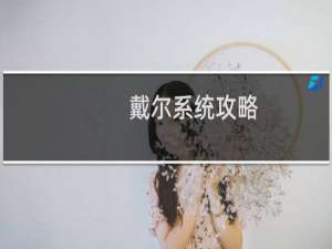 戴尔系统攻略