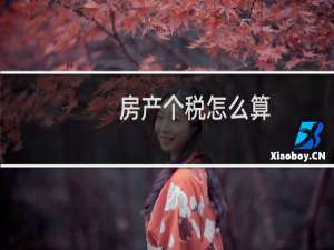 房产个税怎么算