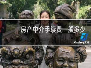 房产中介手续费一般多少