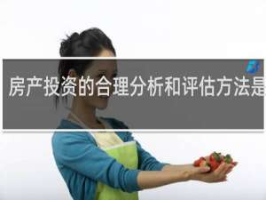 房产投资的合理分析和评估方法是什么