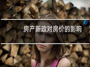 房产新政对房价的影响