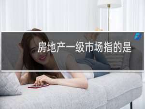 房地产一级市场指的是