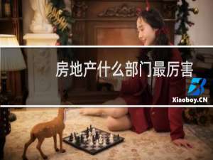 房地产什么部门最厉害