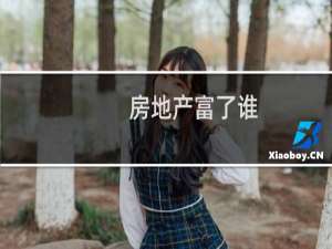 房地产富了谁