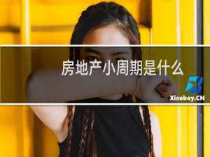 房地产小周期是什么