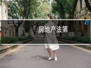 房地产法第