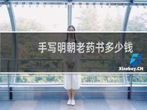 手写明朝老药书多少钱