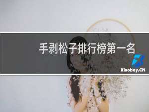 手剥松子排行榜第一名