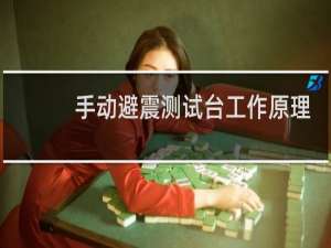 手动避震测试台工作原理