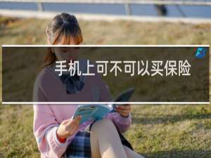 手机上可不可以买保险