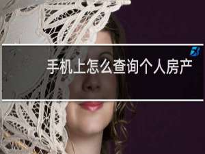 手机上怎么查询个人房产