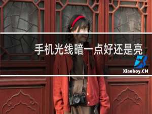 手机光线暗一点好还是亮一点好
