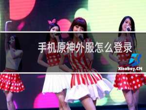 手机原神外服怎么登录
