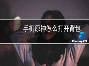 手机原神怎么打开背包