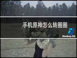 手机原神怎么转圈圈